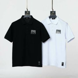 Picture of Fendi Polo Shirt Short _SKUFendiS-XL909120172